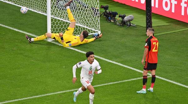 Otra sorpresa mundial: Marruecos le dio dos mazazos a Bélgica