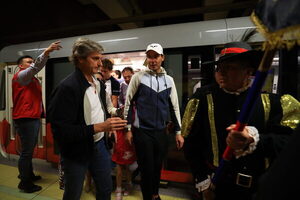 Los tenistas Rafa Nadal y Casper Ruud, primeros turistas en el Metro de Quito - MarketData
