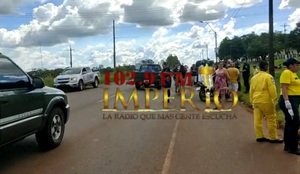 Motociclista fallece en accidente sobre la ruta PY05 - Radio Imperio