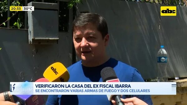 Verificaron la casa del ex fiscal Ibarra - Periodísticamente - ABC Color