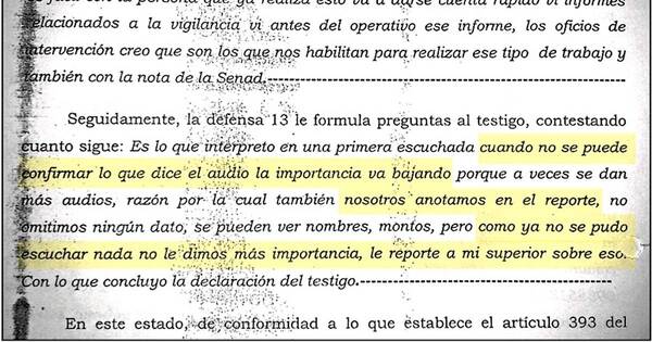 La Nación / Senad descartó otra escucha sobre coima de US$ 50 mil para “un jefe”