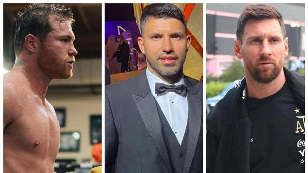 El retruque mbarete de "Kun" Agüero al boxeador que amenazó a Messi