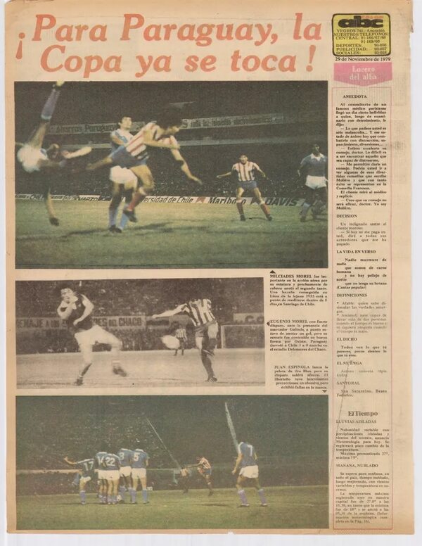 Un día como hoy: Paraguay ganó la primera final de la Copa América 1979 - Selección Paraguaya - ABC Color