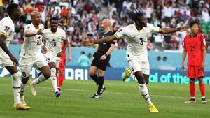 Ghana derrota a Corea del Sur en otro partidazo