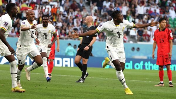 Ghana derrota a Corea del Sur en otro partidazo