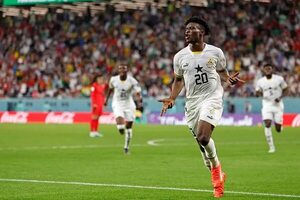 Mundial Qatar 2022: Kudus comanda el triunfo de Ghana sobre Corea del Sur - Mundial Qatar 2022 - ABC Color