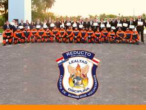 Bomberos de Reducto, realizaron ceremonia de juramento » San Lorenzo PY