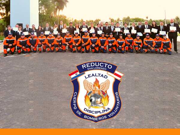 Bomberos de Reducto, realizaron ceremonia de juramento » San Lorenzo PY