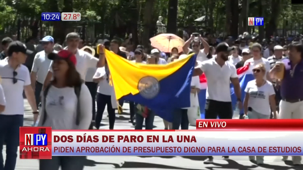 UNA: Exigen presupuesto digno para el 2023 con manifestación