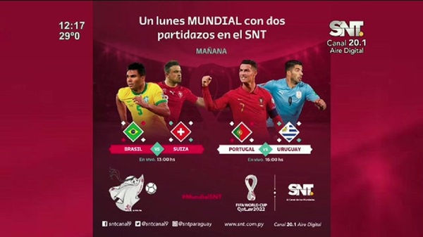 Brasil vs Suiza en vivo por el SNT - SNT