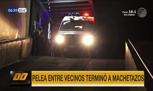 Pelea entre vecinos terminó a machetazos en Asunción - Paraguaype.com