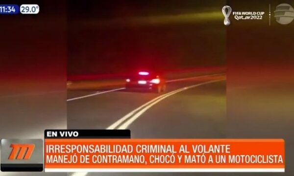 Irresponsabilidad criminal al volante en Itapúa | Telefuturo