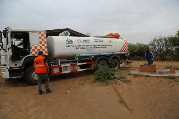 SEN distribuyó más de 45 millones de litros de agua en el Chaco, en lo que va del año