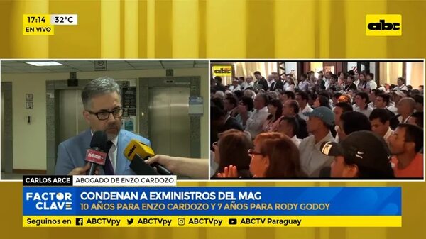 Condenan a exministros del MAG - Factor Clave - ABC Color