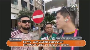 Juan Cáceres desde Qatar - SNT