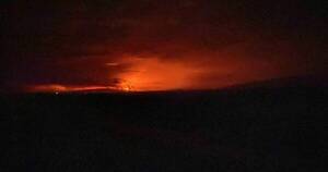 La Nación / Volcán Mauna Loa, un espectacular despliegue de furia en Hawái