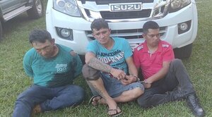 Detuvieron a tres presuntos malvivientes tras enfrentamiento