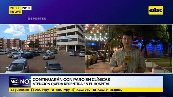 Continuarán con paro en Clínicas - ABC Noticias - ABC Color