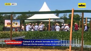 Caltech S.A. ofreció Jornada de Campo - Mundo empresarial - ABC Color