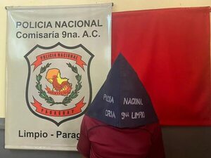 Detienen a un sujeto después de robo a peluquería en Limpio  - Policiales - ABC Color