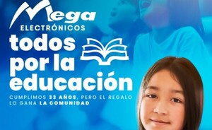 Mega Eletrônicos festeja su cumpleaños reformando una escuela