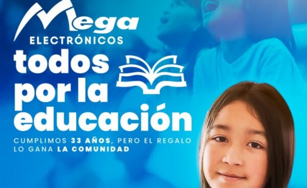 Mega Eletrônicos festeja su cumpleaños reformando una escuela