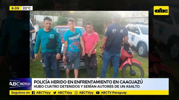 Policía herido en un enfrentamiento en Caaguazú - ABC Noticias - ABC Color