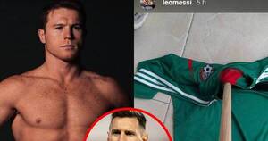La Nación / Canelo Álvarez sigue su disputa en redes contra Messi