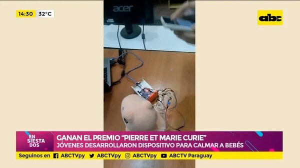 Jóvenes desarrollaron dispositivo para calmar bebés - Ensiestados - ABC Color