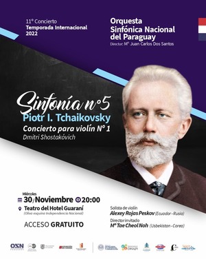 Sinfónica Nacional dará su 11° concierto de temporada internacional - .::Agencia IP::.