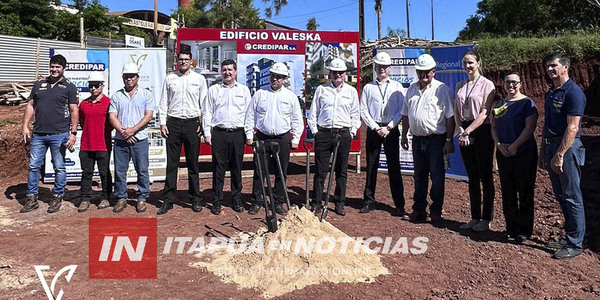 SE REALIZÓ PALADA INICIAL DEL EDIFICIO “VALESKA” EN EL ENCARNACIÓN