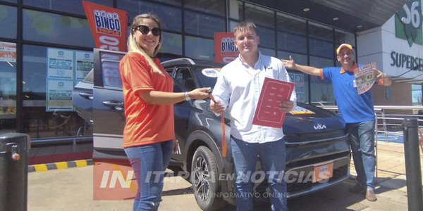 TELEBINGO TRIPLE ENTREGÓ UN VEHÍCULO 0KM EN LA CIUDAD DE ENCARNACIÓN