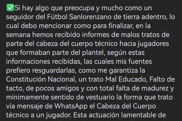 Polémica por publicaciones del periodista David Palacios - San Lorenzo Hoy