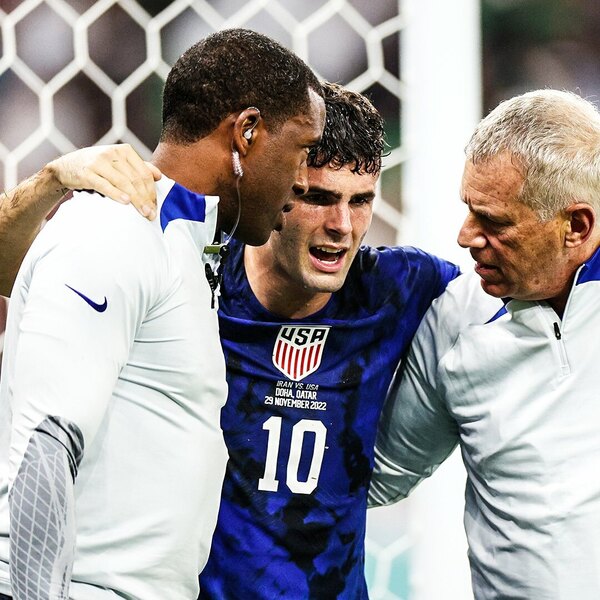 Después de marcar el gol de la clasificación, Pulisic fue llevado al hospital 'por precaución'