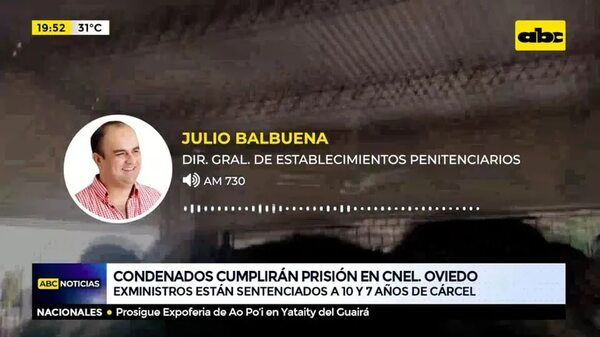 Exministros del MAG cumplirían condena en Cnel. oviedo - ABC Noticias - ABC Color