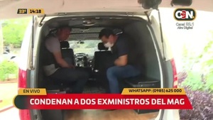 Exministros del MAG rumbo a Penitenciaría de Coronel Oviedo - C9N