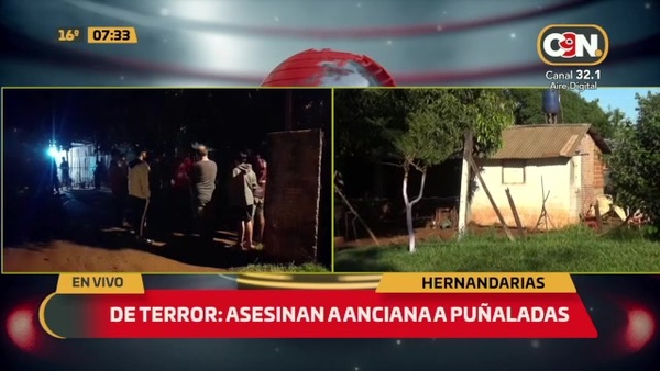 De terror: Anciana asesinada de 10 puñaladas - C9N