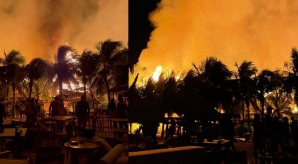 Se incendiaron dos hoteles de Cancún y los huéspedes tuvieron que ayudar a apagar el incendio - .::Agencia IP::.