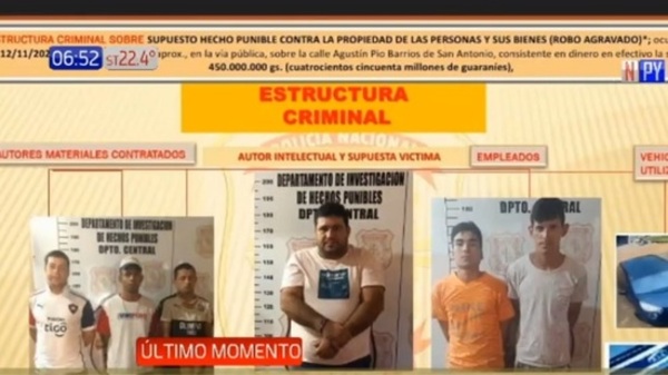 Empleados fingieron millonario asalto en San Antonio - Paraguaype.com
