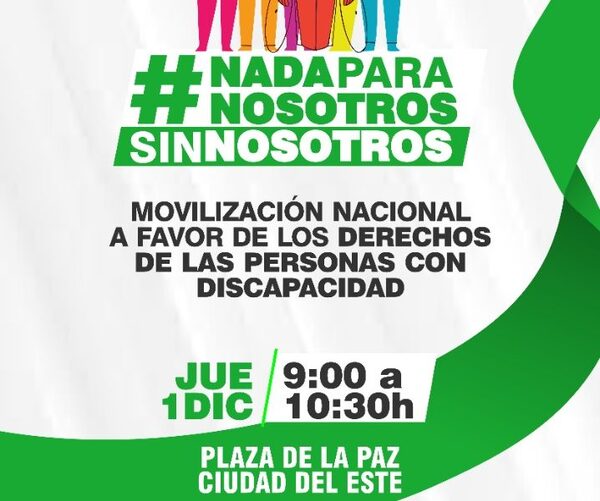Se movilizarán a favor de derechos de las personas con discapacidad
