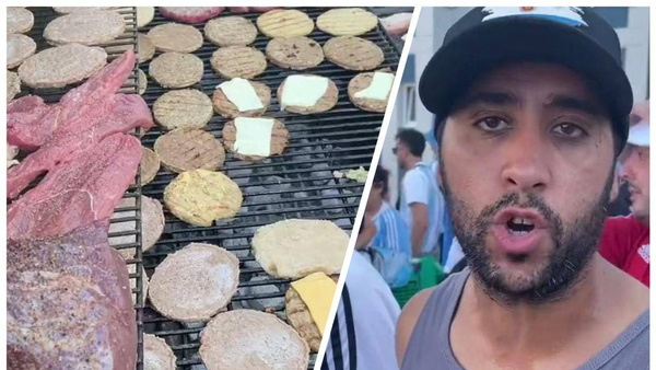 [VIDEO] El gestazo de un jeque árabe con unos argentinos en el Mundial