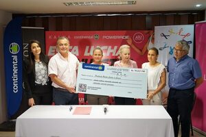 Entregan donación de la Maratón del Octubre Rosa a la Fundación Unidos contra el Cáncer - Megacadena — Últimas Noticias de Paraguay