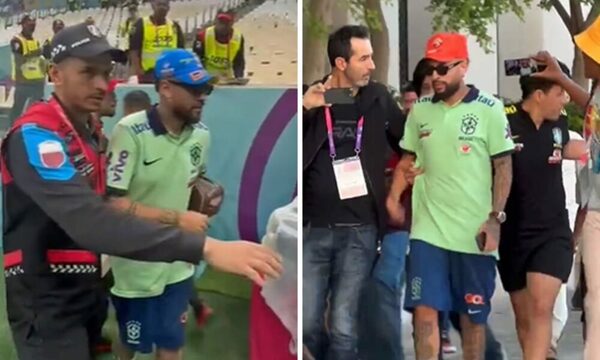 Doble de Neymar causa furor en Qatar, le piden fotos y autógrafos y se mete en estadios