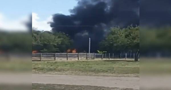 La Nación / Depósito de combustible explota en Carmelo Peralta y deja tres heridos