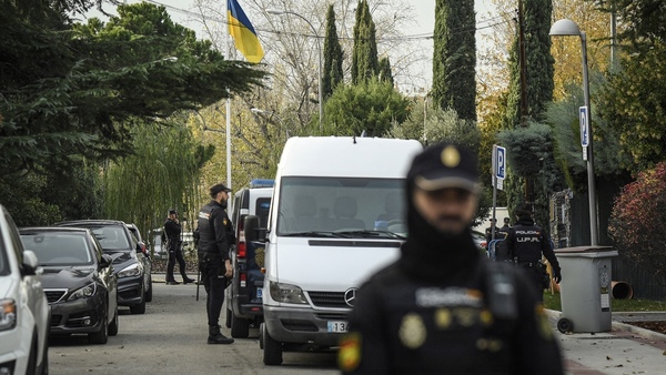 Un herido leve tras la explosión de una carta en la embajada de Ucrania en Madrid - .::Agencia IP::.