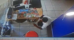 Hombre sup. hurtó recaudación que guardaban en un vaso de plástico