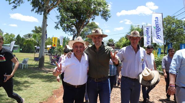 Santi Peña y Tito Vergara recorrieron la Agrodinámica.