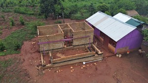 Ejecutan obras de viviendas sociales para familias de Caazapá