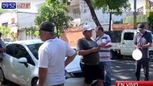 Conductores de plataformas se manifiestan por más seguridad - Noticias Paraguay
