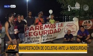 Manifestación de ciclistas ante la inseguridad - Paraguaype.com